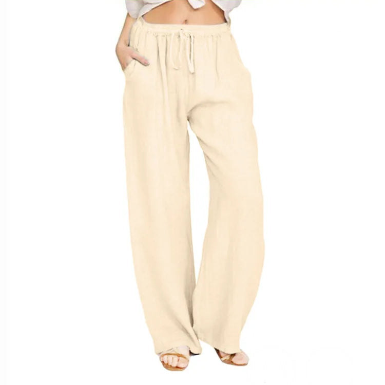 Women Cotton Linen Pants