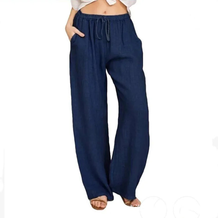Women Cotton Linen Pants