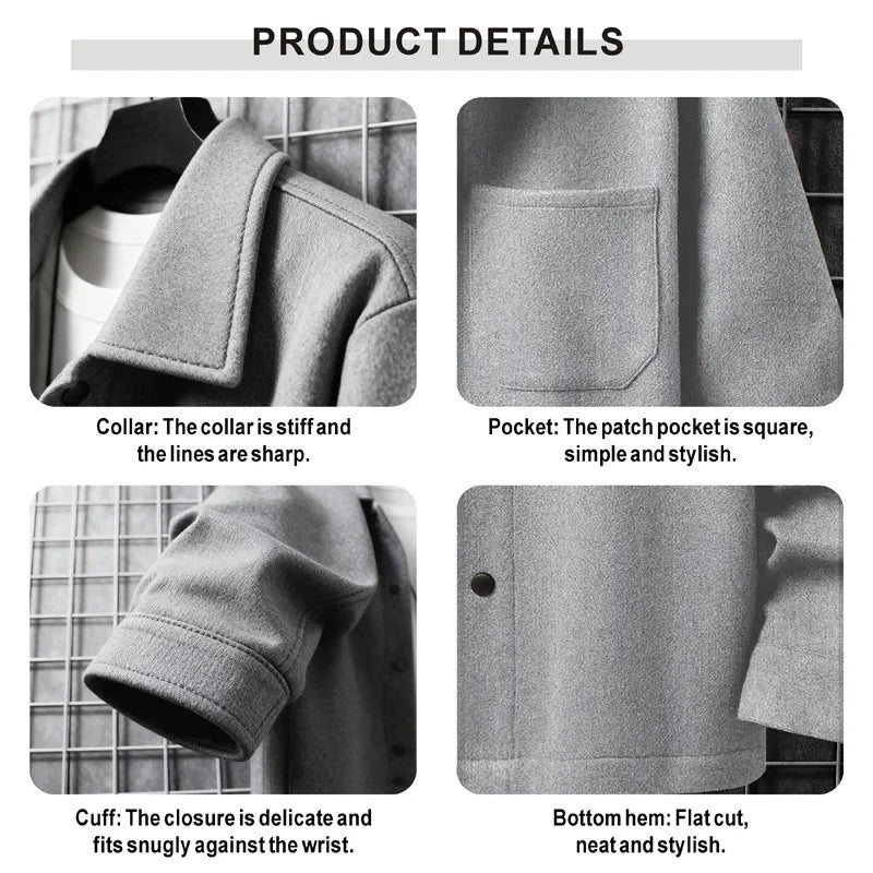 Men's Warm Brushed Jacket