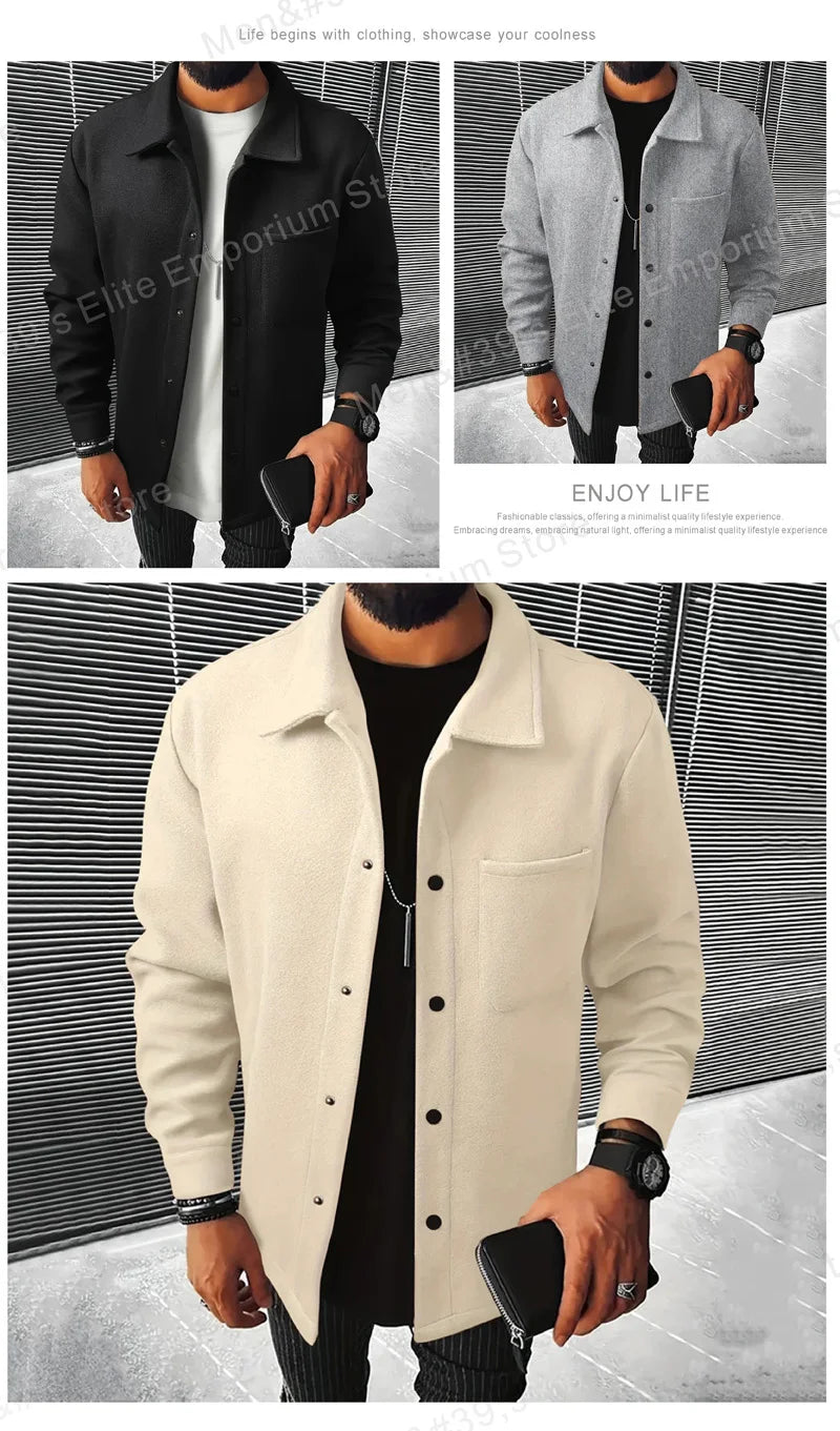 Men's Warm Brushed Jacket