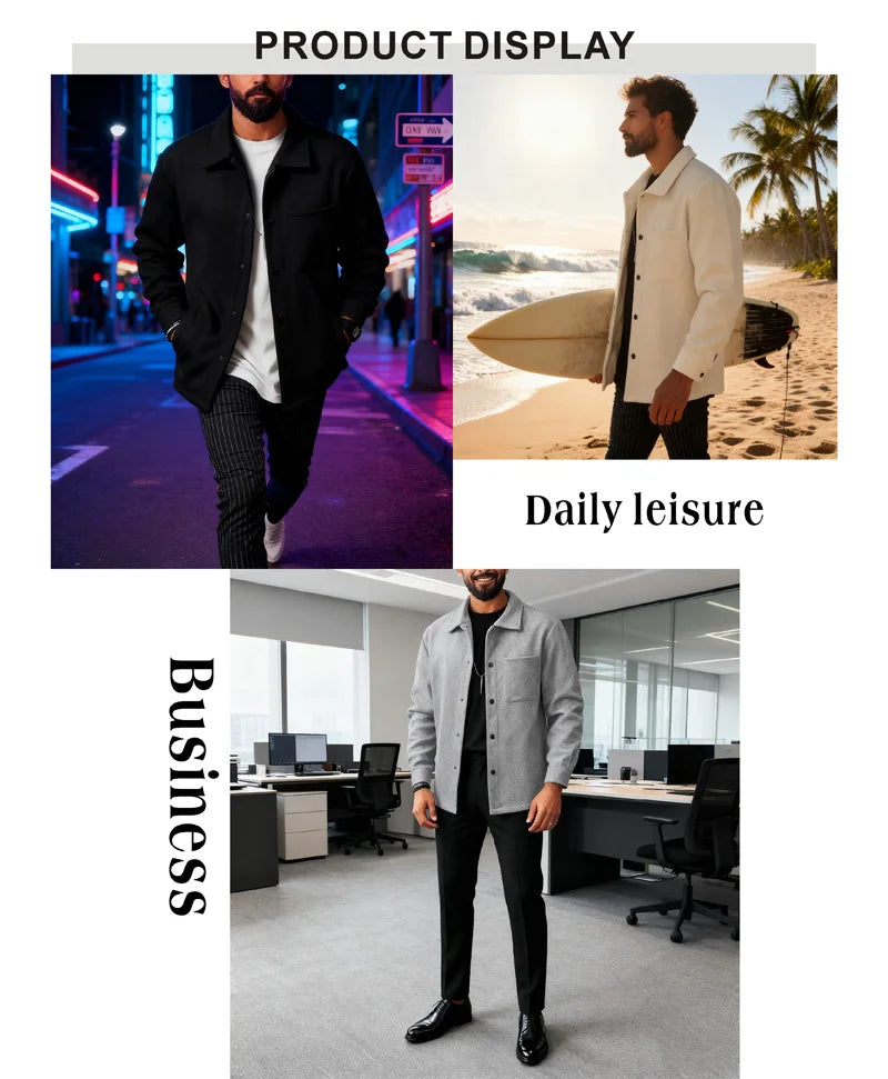 Men's Warm Brushed Jacket