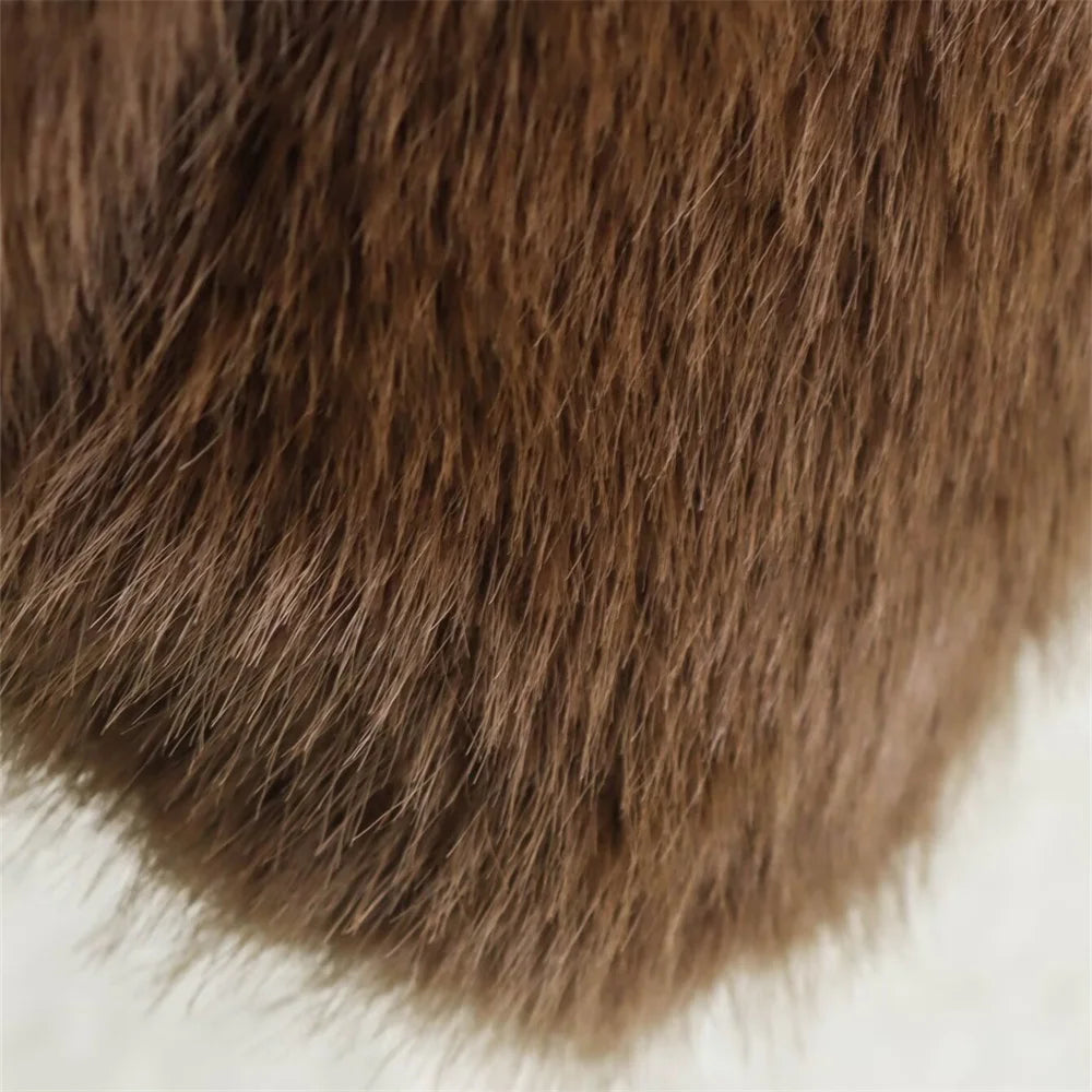 Brown long sleeved jacket for women