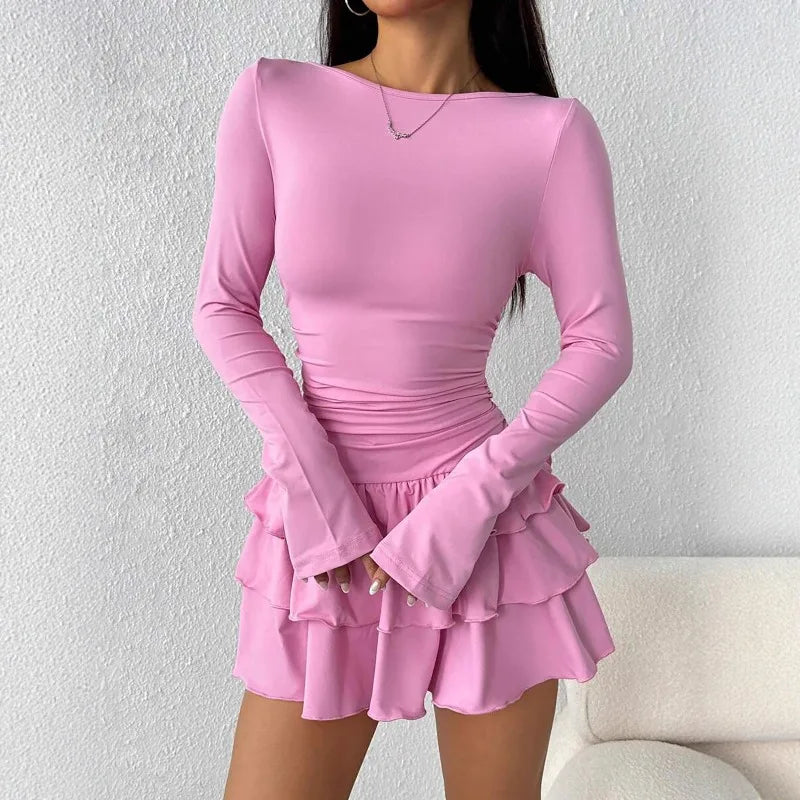 Mini Dress Winter Women
