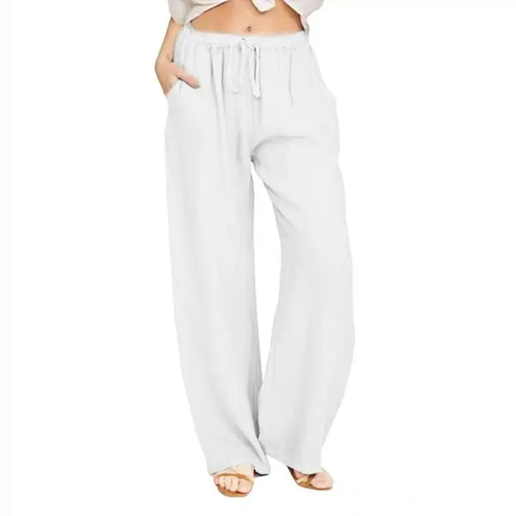 Women Cotton Linen Pants