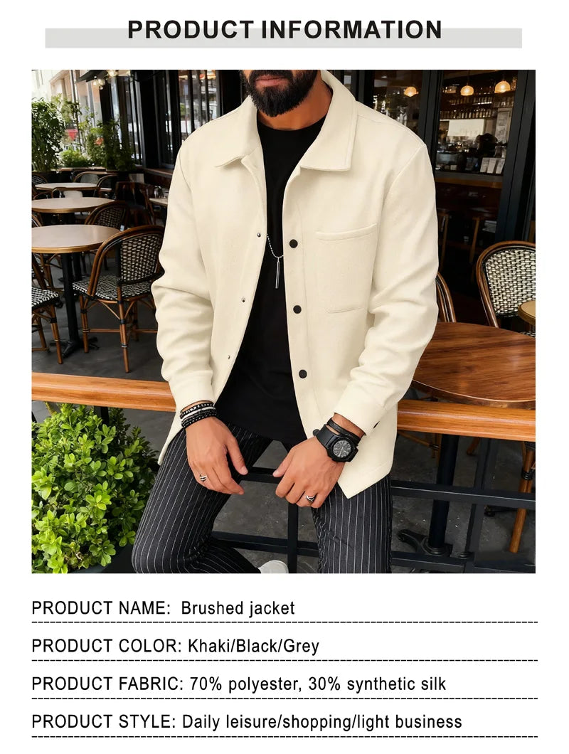 Men's Warm Brushed Jacket