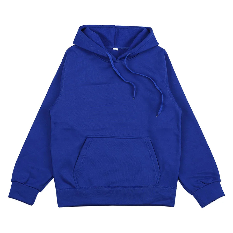 women's and men's long sleeved inserted pocket pullover