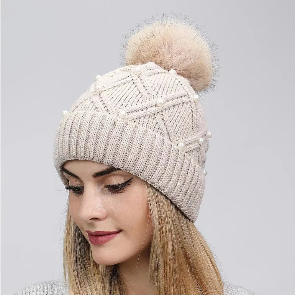 Diamond Knitted Hat